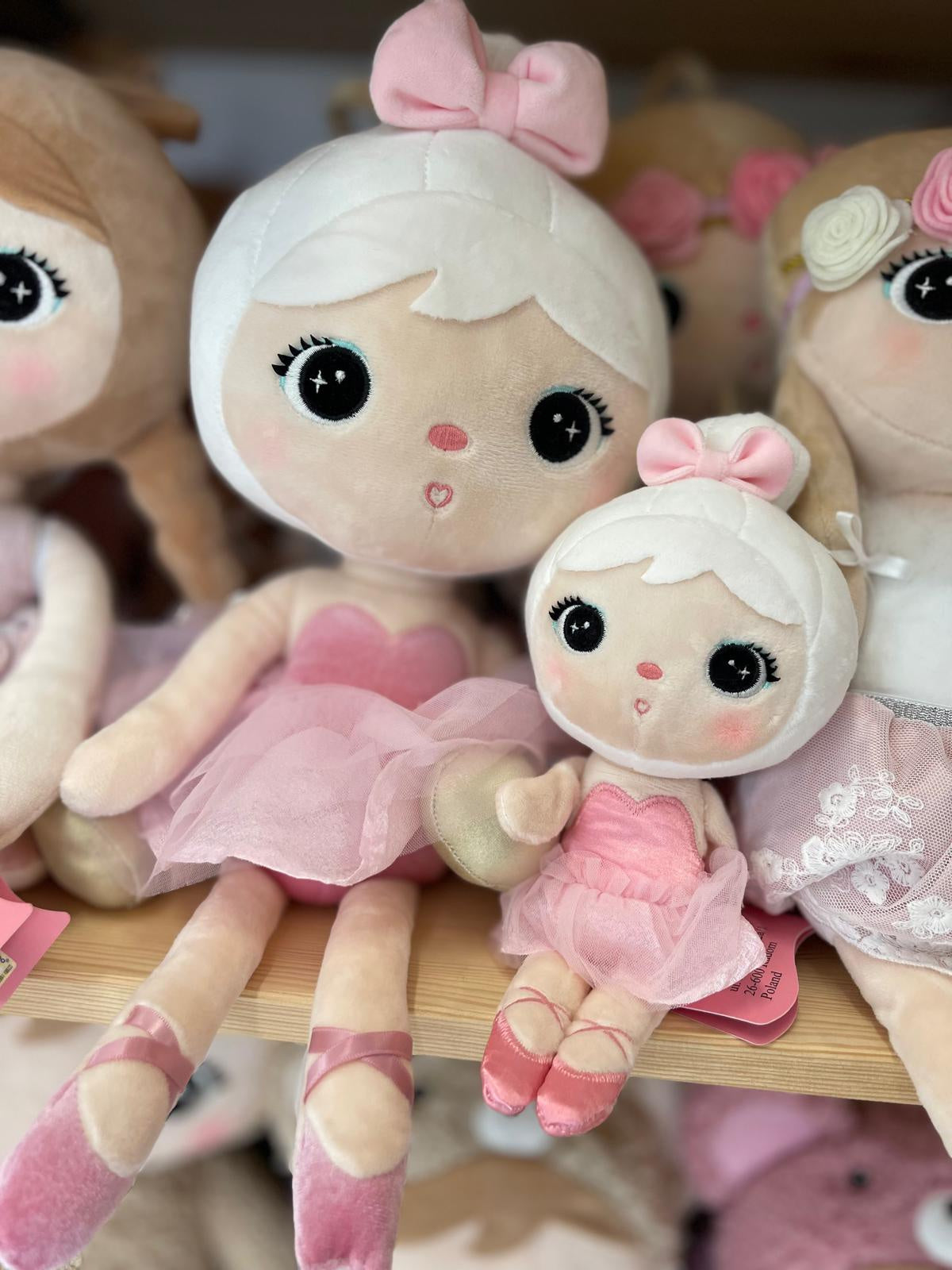 Peluche bailarina 50 cm - Peluche Metoo PAK 10 PCS