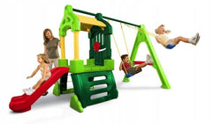 Columpio Little Tikes Clubhouse color natural