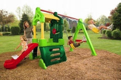 Columpio Little Tikes Clubhouse color natural