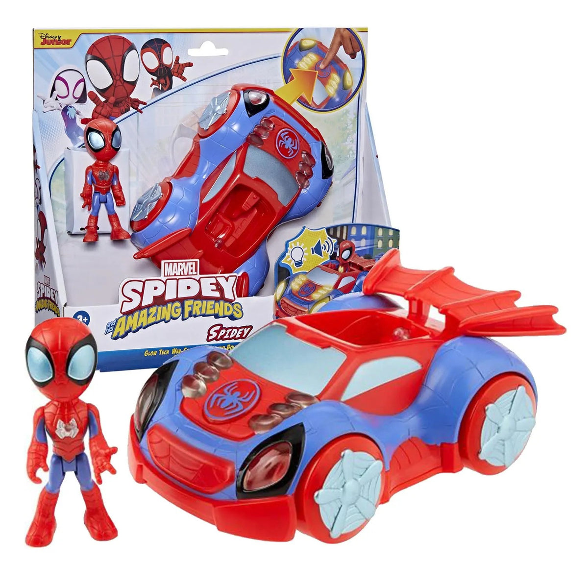 Marvel Spidey y los Super Amigos – Vehículo Spidey con Figura F4530