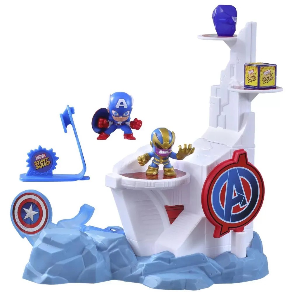 Marvel Stunt Squad Capitán América y Thanos F7059