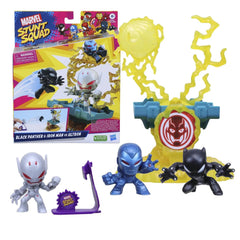 Marvel Stunt Squad Villain Knockdown Black Panther y Iron Man vs. Ultrón F7834