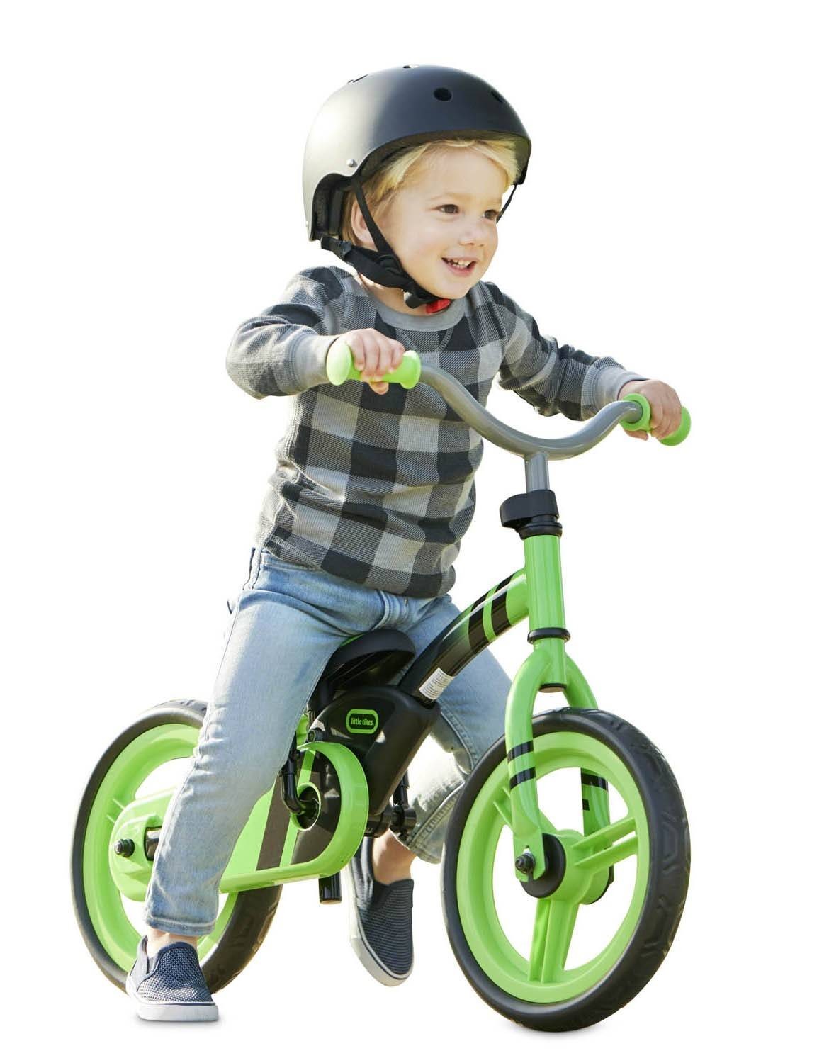 Little Tikes Bicicleta sin pedales con pedales Verde 173936 649615C