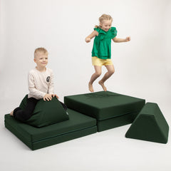 Juego de colchones Activity Play - Verde intenso - ZuriBoo