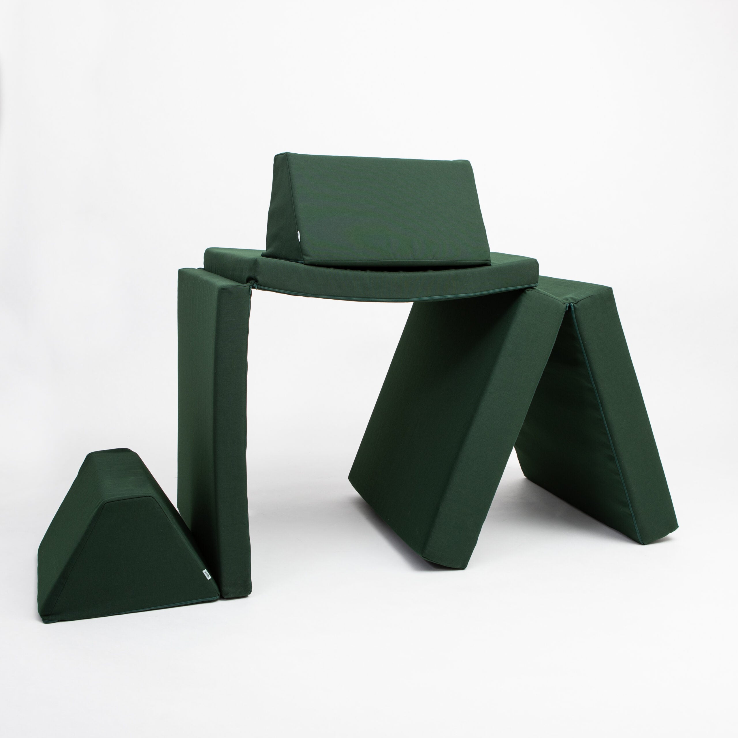 Juego de colchones Activity Play - Verde intenso - ZuriBoo