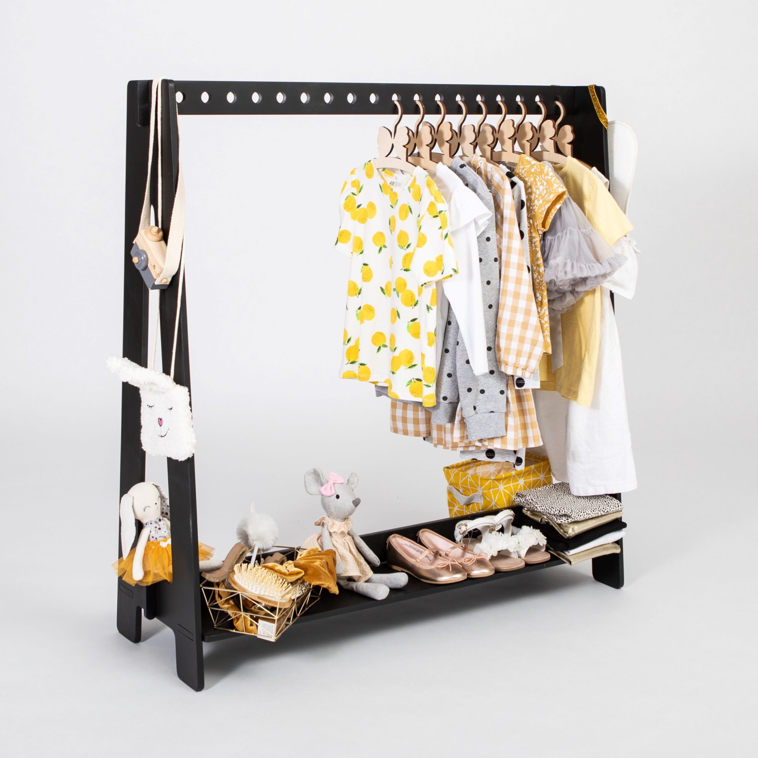 Perchero para perchas para ropa para niños pequeños ver 2 - ZuriBoo