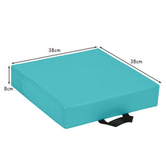 Cojines Cuadrados para Niños Impermeables con Empuñadura Ergonómica para Ejercitar las Habilidades Cognitivas Azul