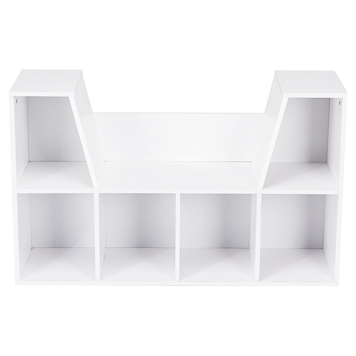 Librería Estantería para Libros con Asiento Biblioteca Mueble Infantil en Hogar 102,5 x 30 x 63,5 cm