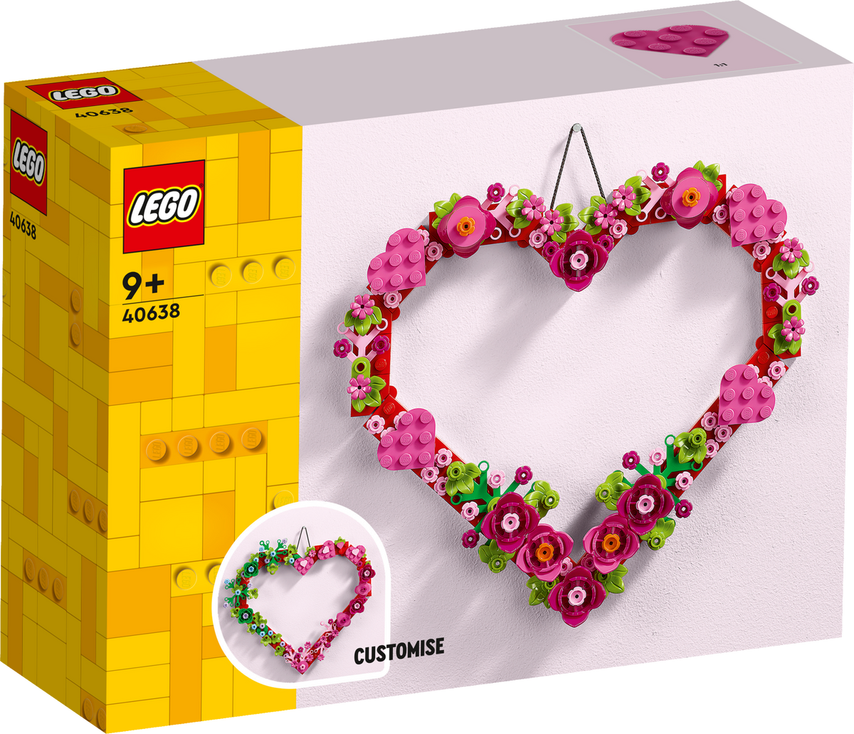 Adorno De Corazón Lego