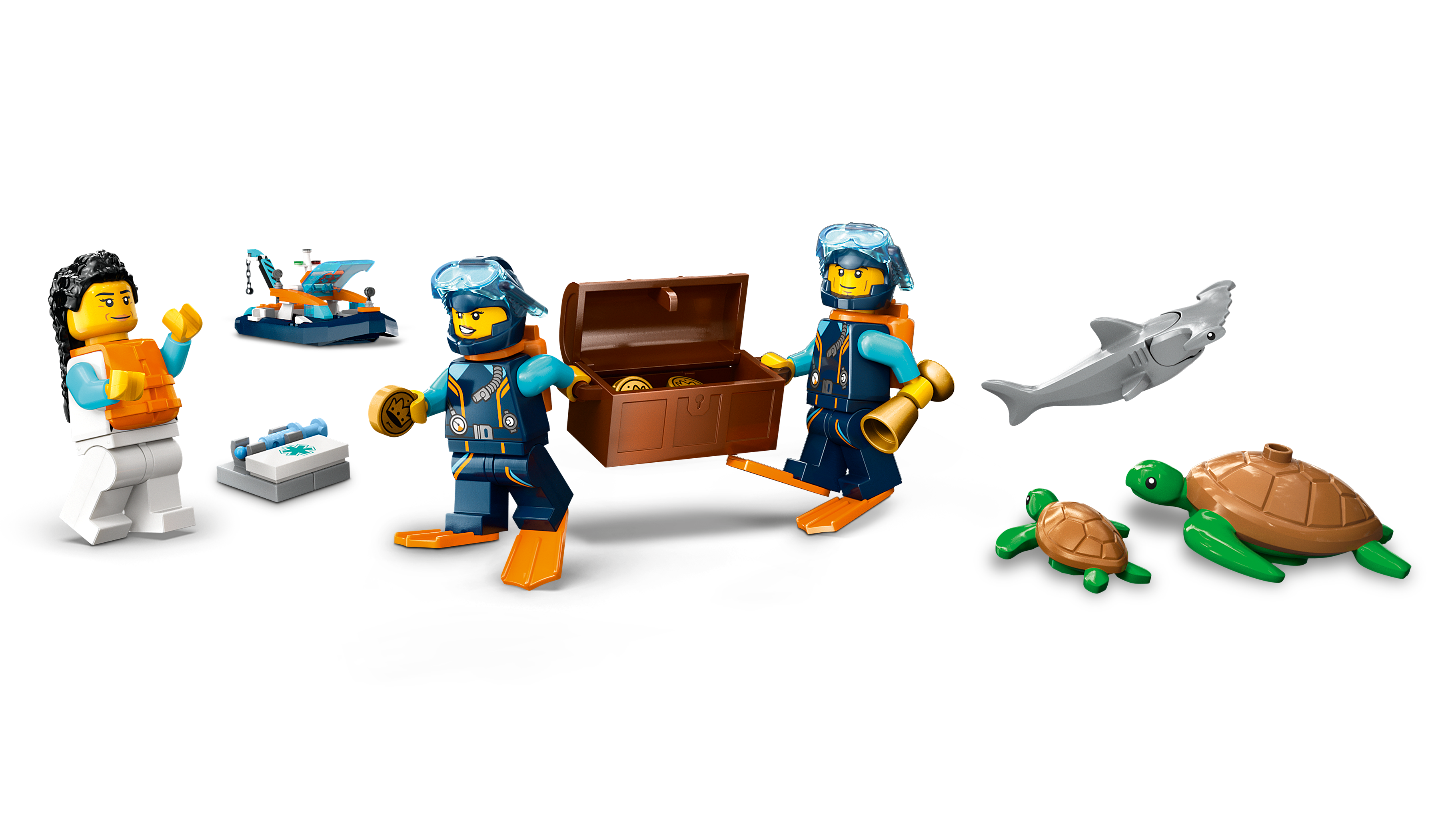 Barco De Buceo Lego City Explorer