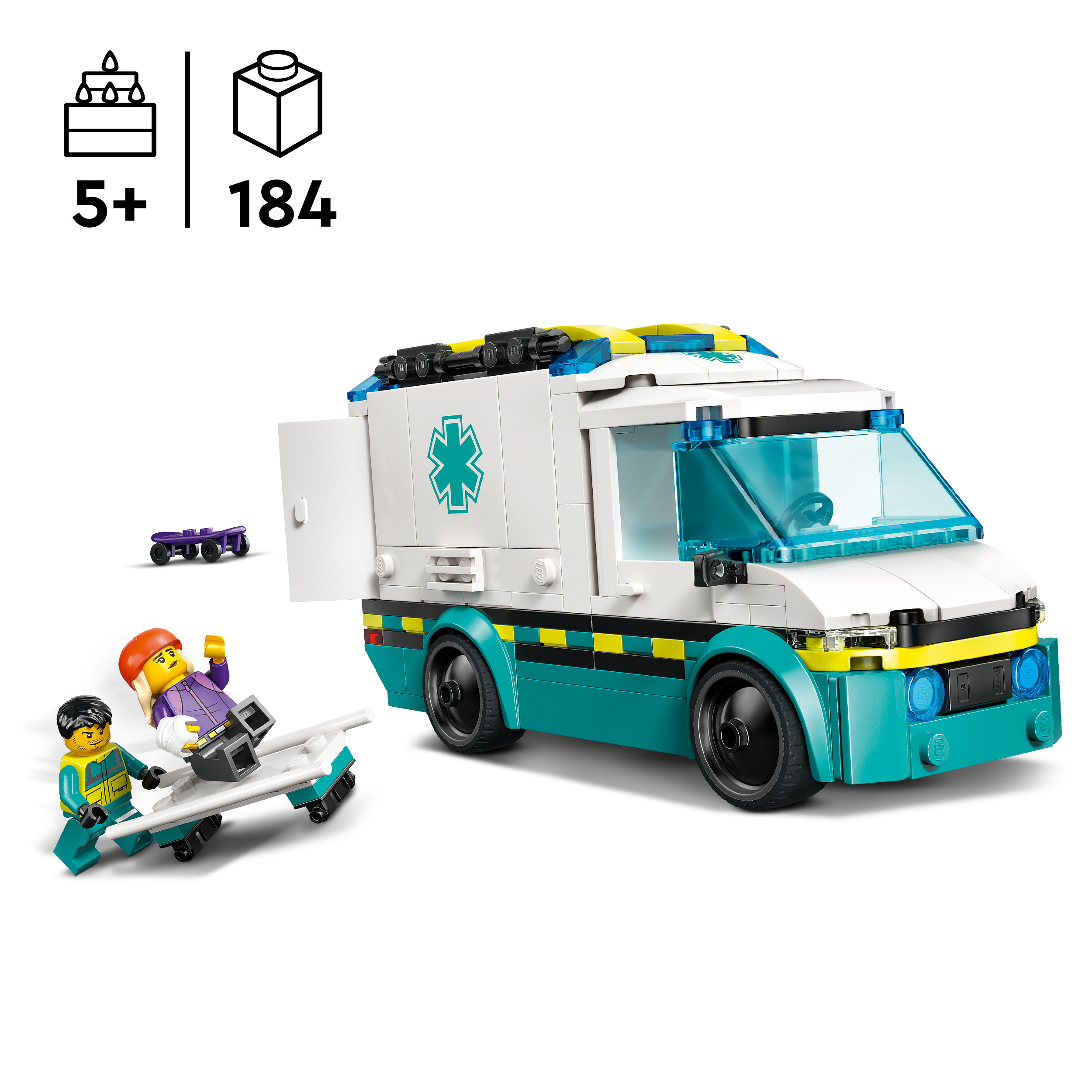 Ambulancia De Emergencia De Lego City