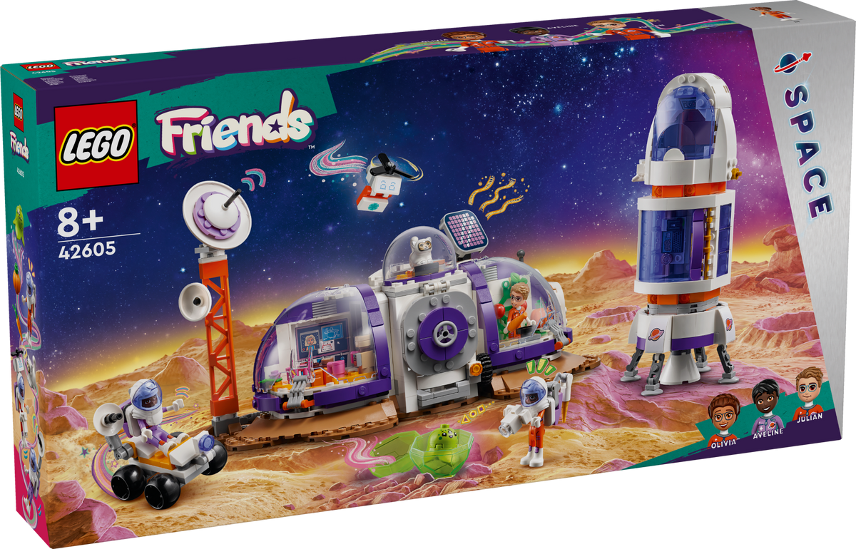 Base Espacial Y Cohete Lego Friends En Marte