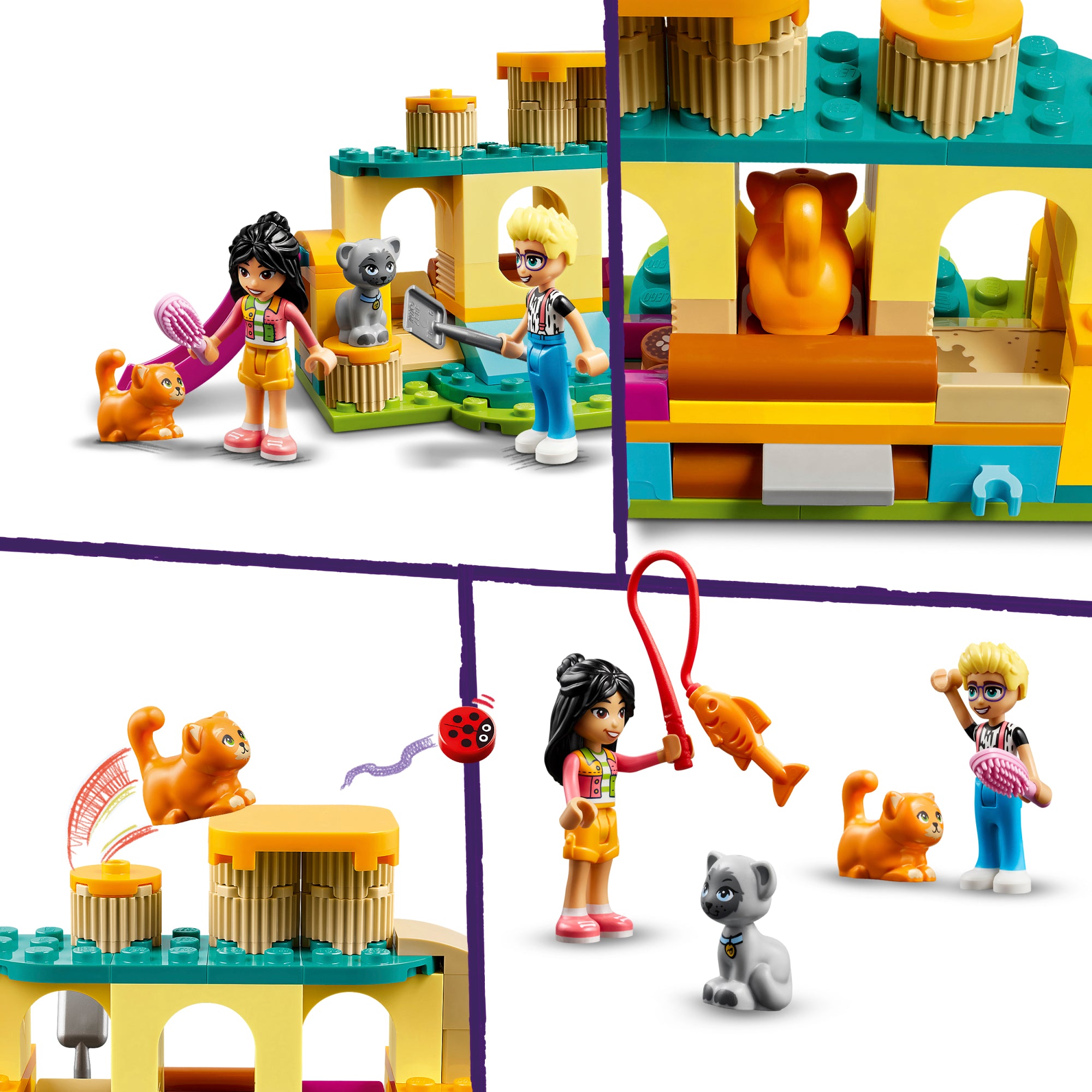 Aventura En El Patio De Juegos Para Gatos Lego Friends