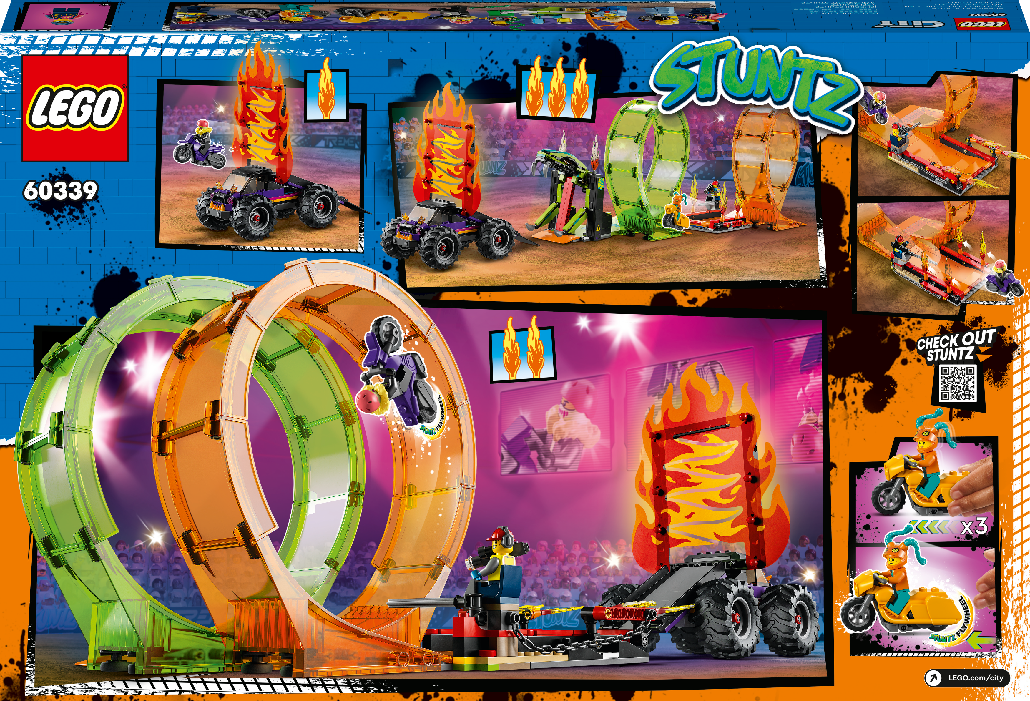 Arena Acrobática De Doble Circuito Lego City