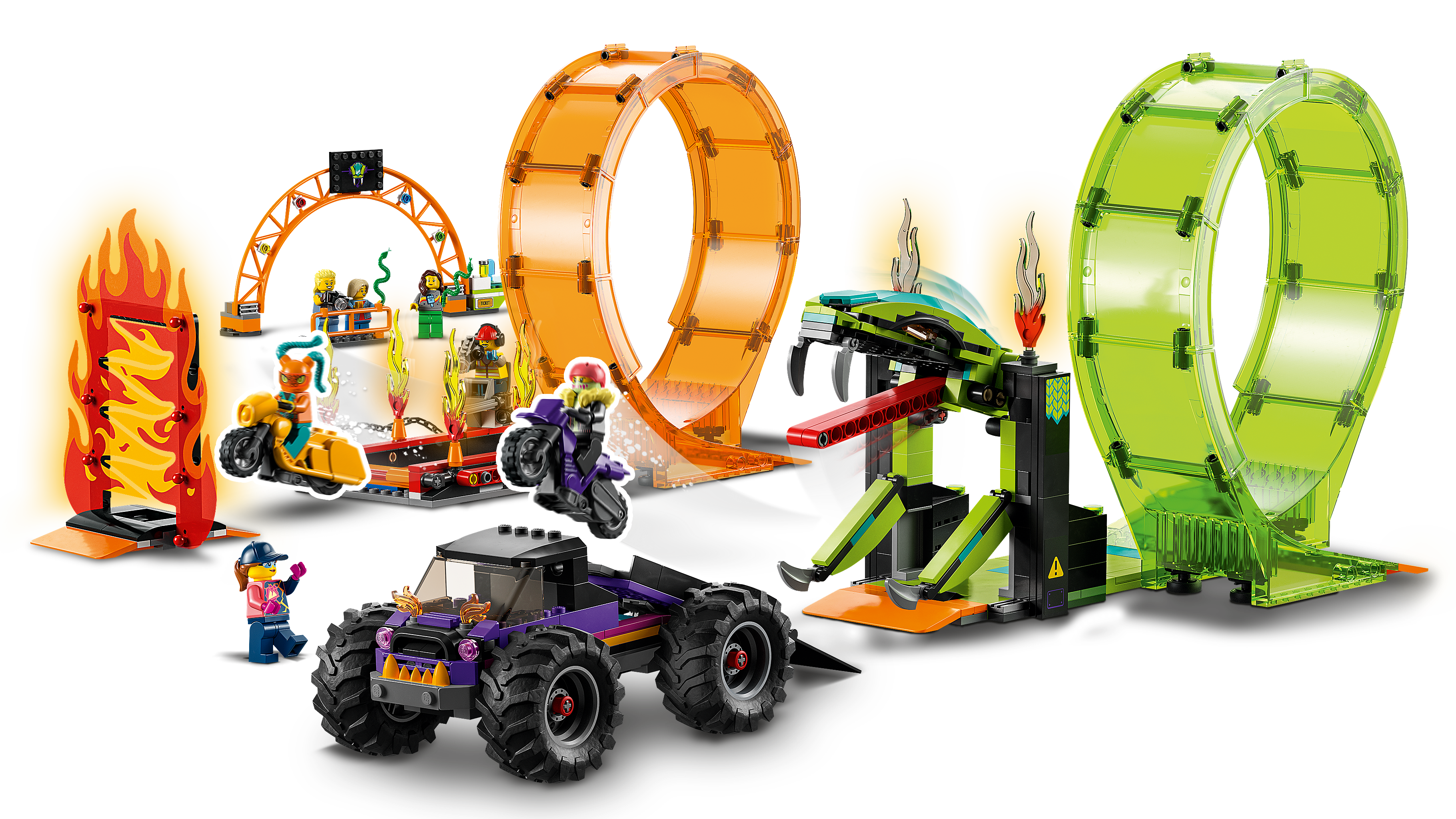 Arena Acrobática De Doble Circuito Lego City