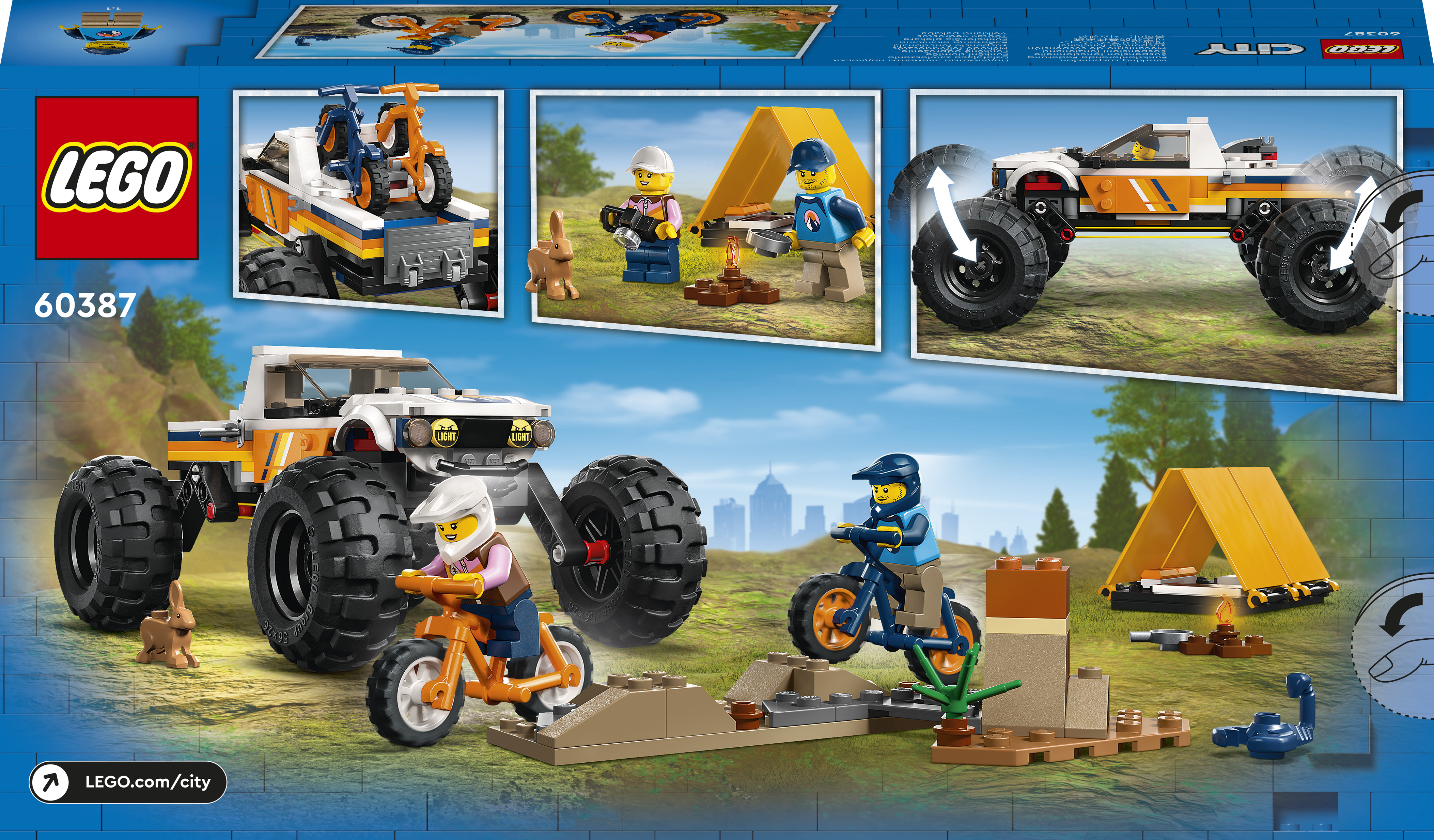 Aventuras todoterreno 4x4 en LEGO City