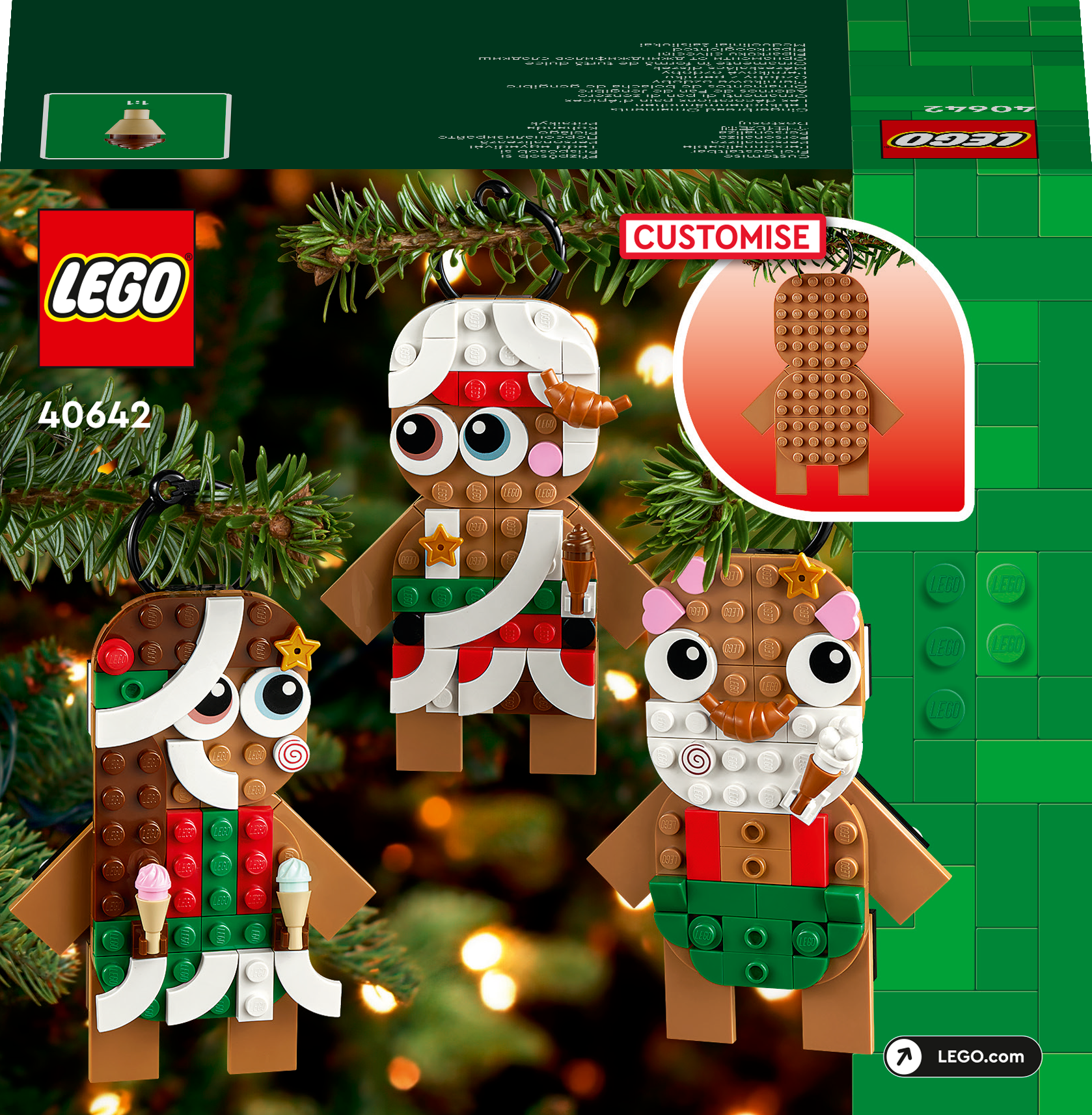 Adornos De Pan De Jengibre Lego