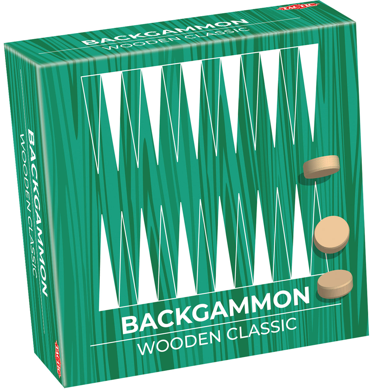 Backgammon Clásico De Madera Táctica