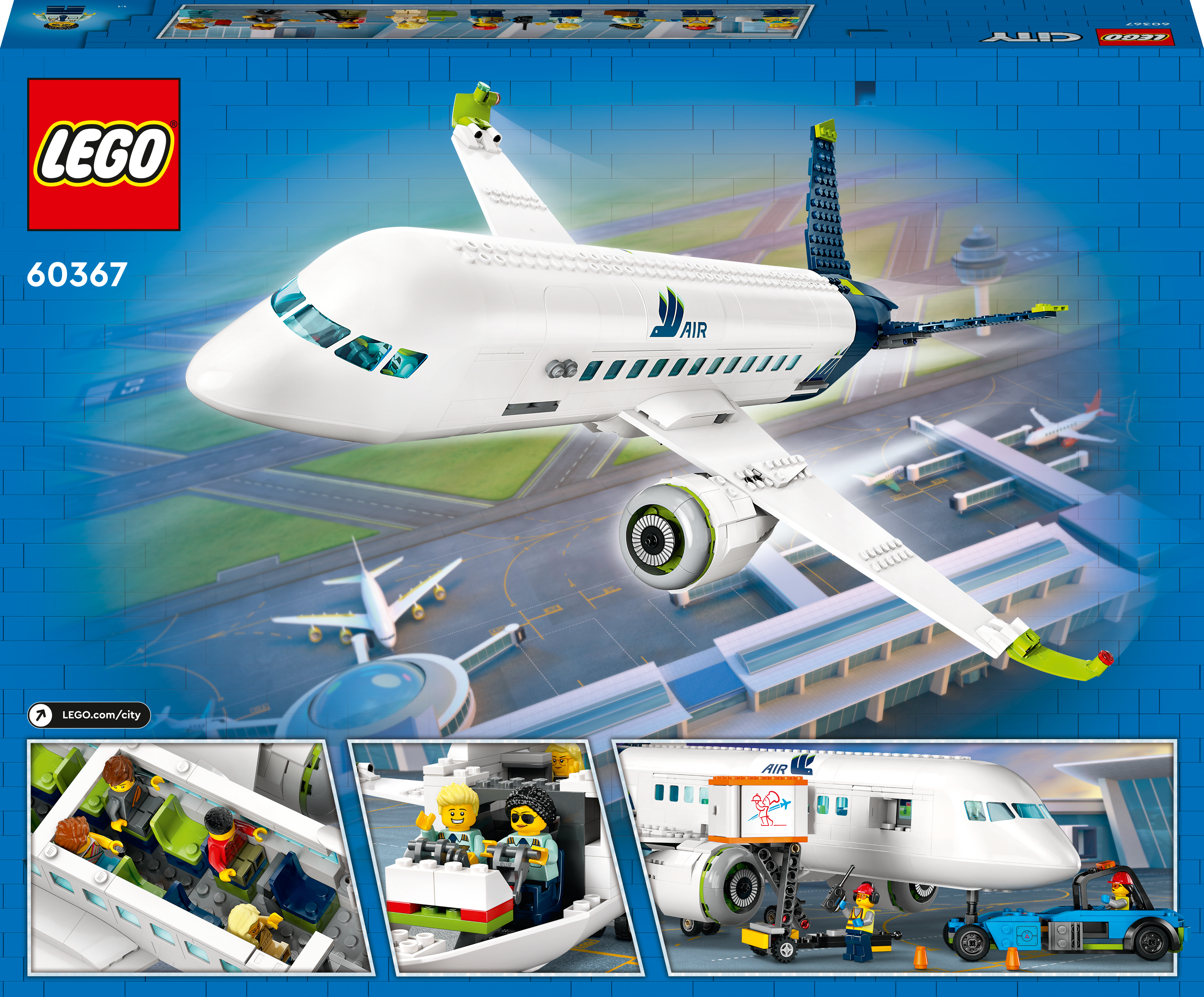 Avión De Pasajeros De Lego City