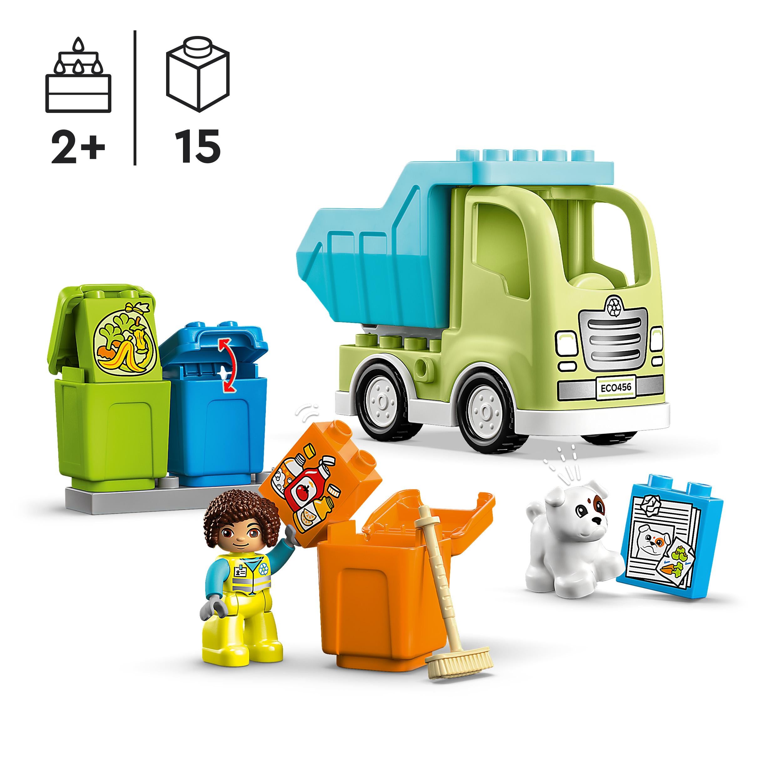 Camión De Reciclaje Lego Duplo