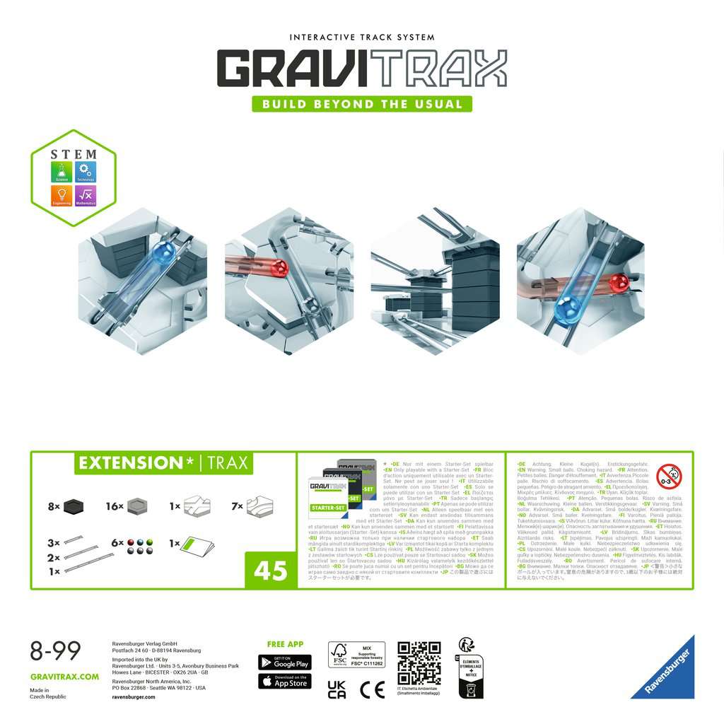 Juego De Extensión Ravensburger Gravitrax Rails