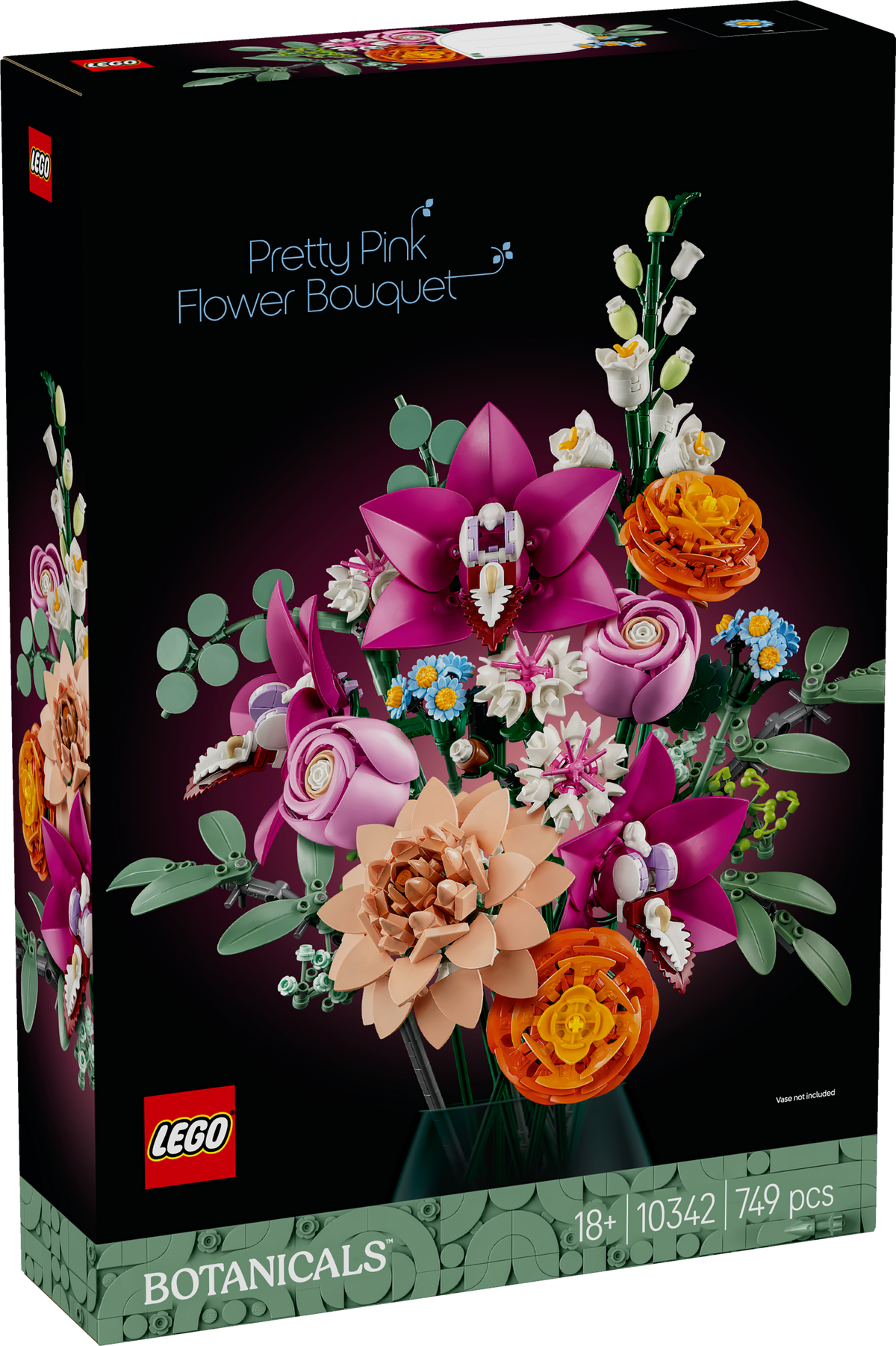 Bonito Ramo De Flores Rosas De Lego Botanicals