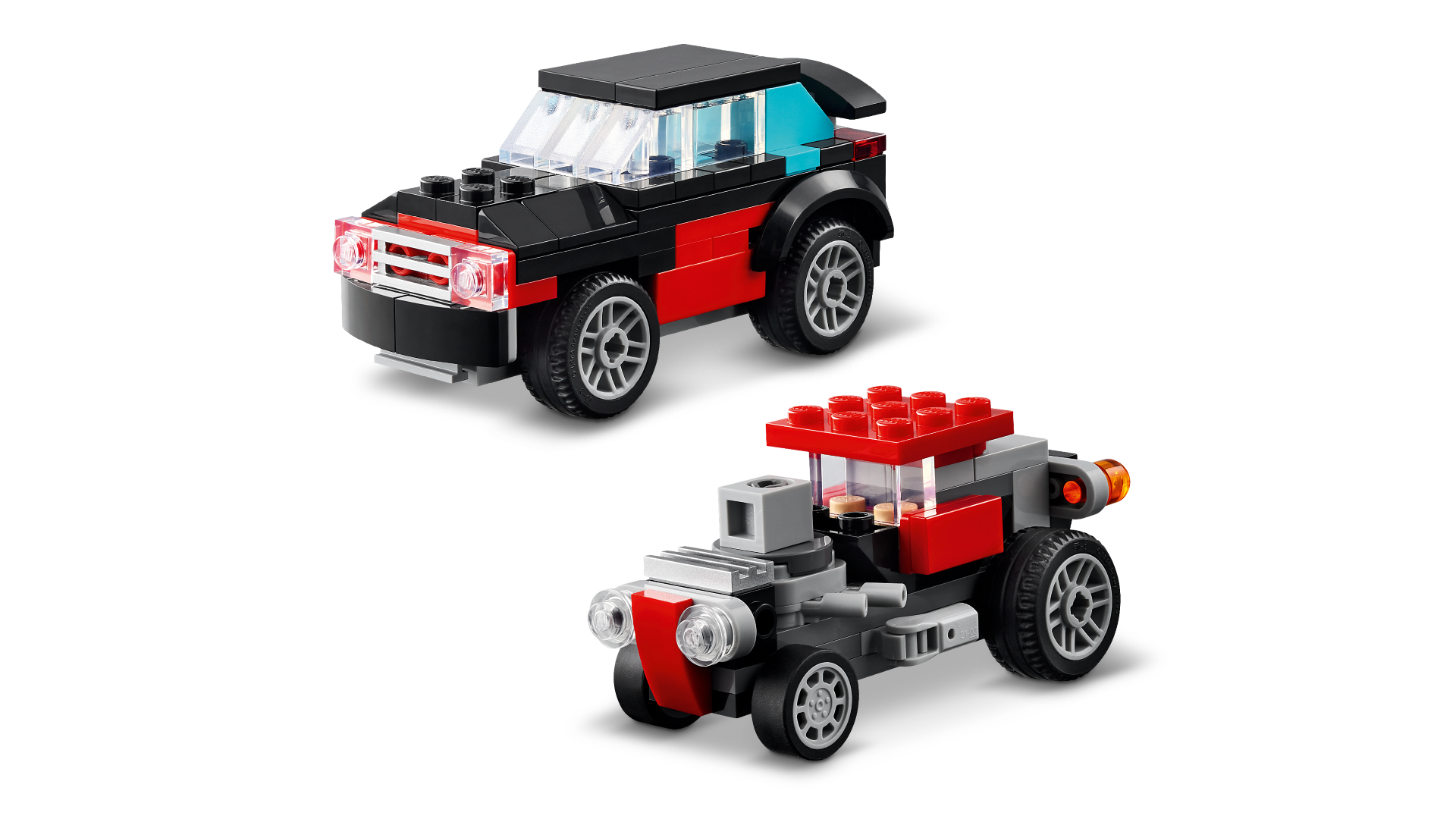 Camión De Plataforma Lego Creator Con Helicóptero