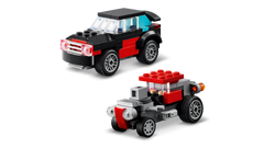 Camión De Plataforma Lego Creator Con Helicóptero