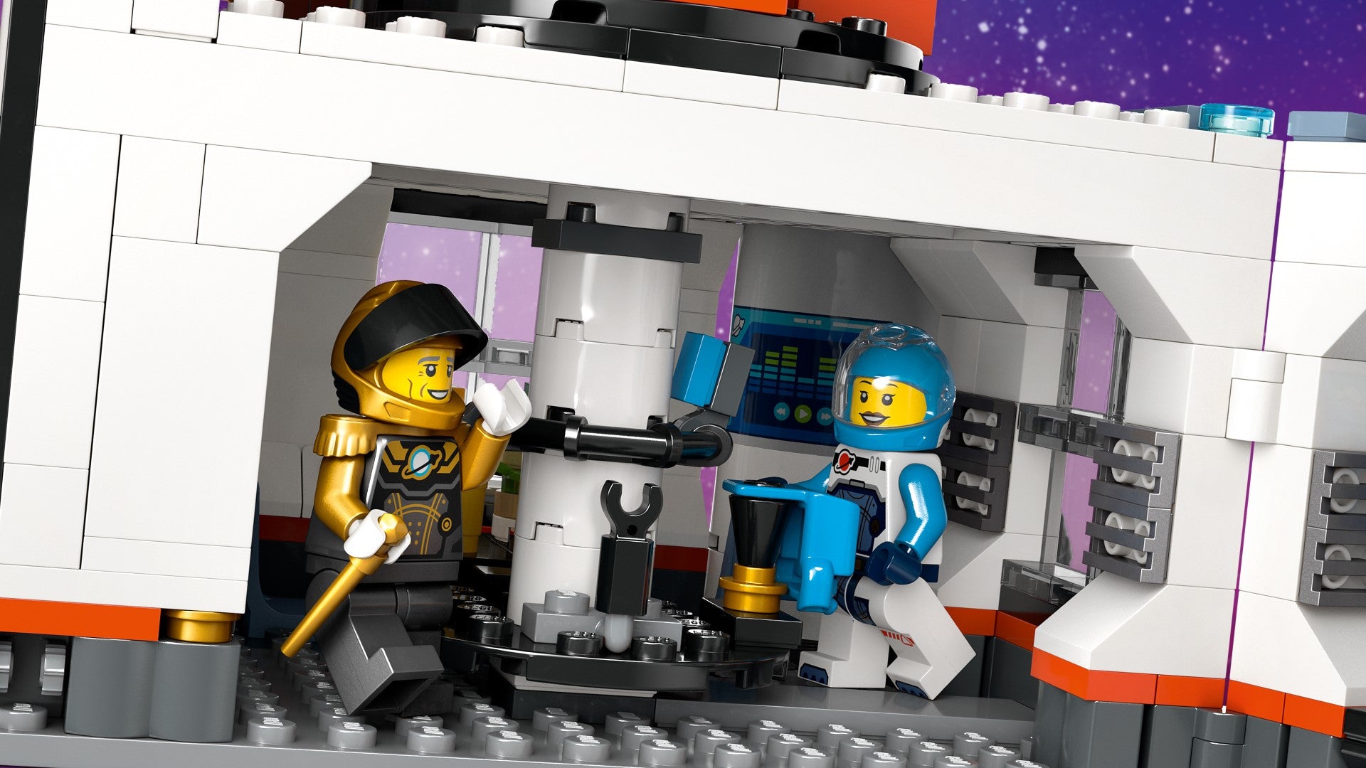Base Espacial Y Plataforma De Lanzamiento De Cohetes De Lego City