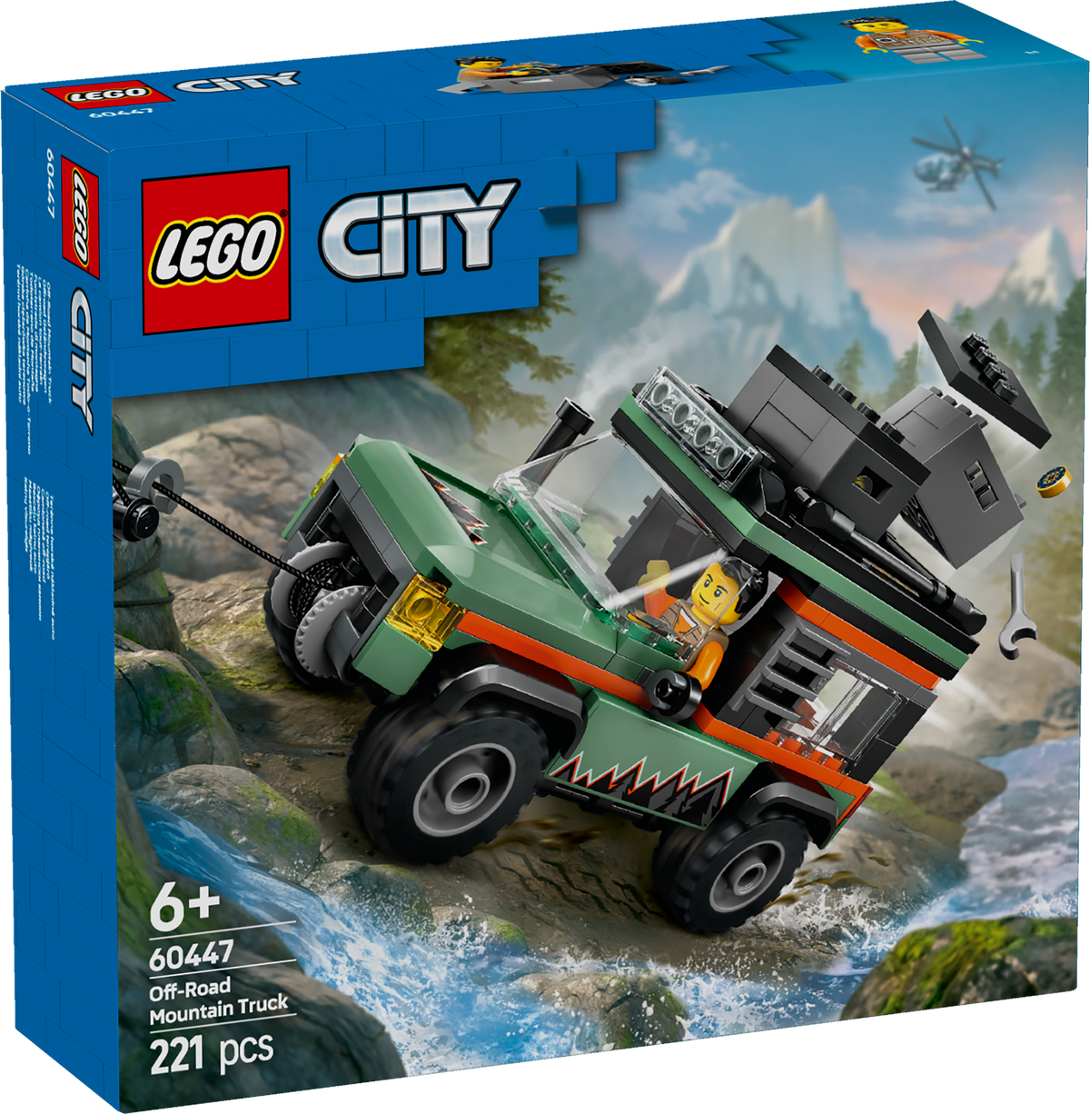 Camión De Montaña 4X4 Todoterreno Lego City