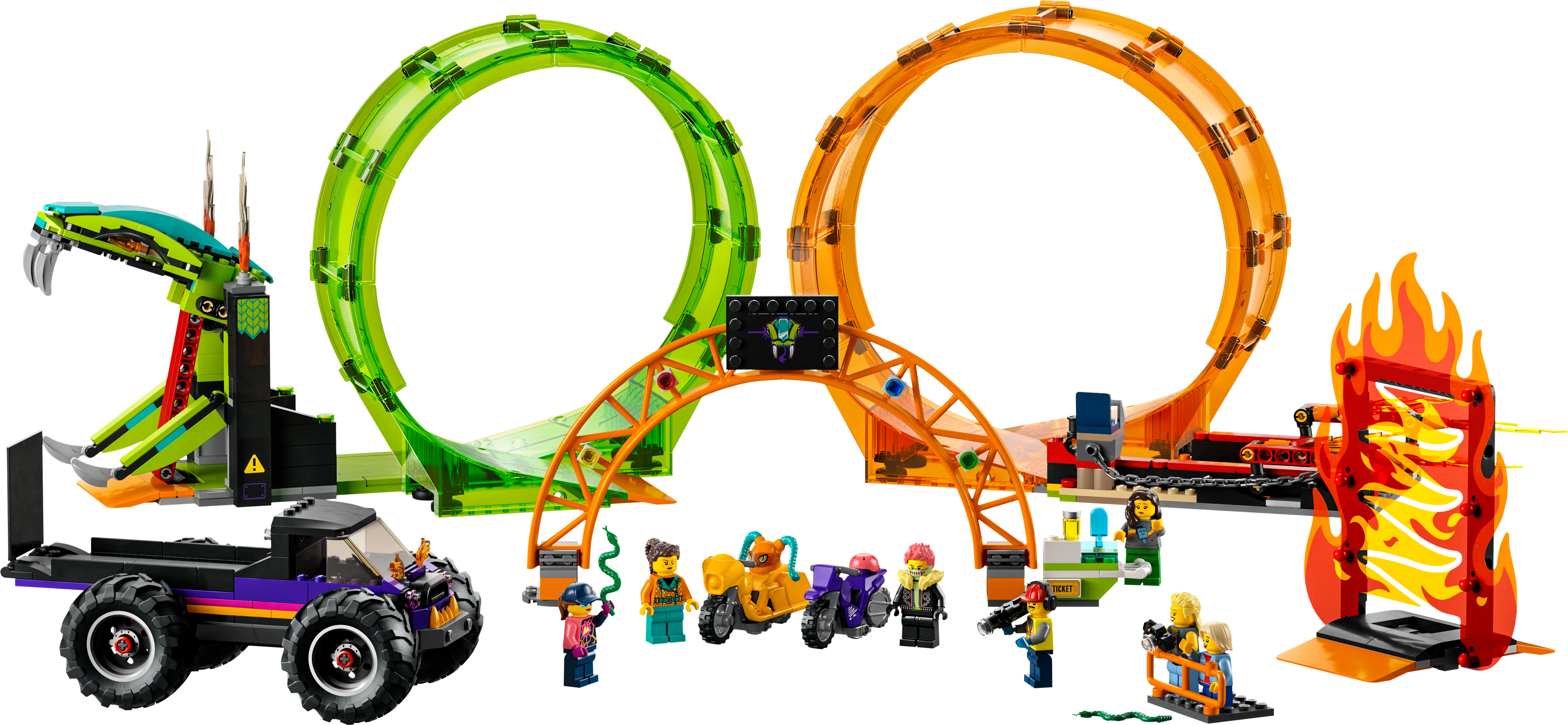 Arena Acrobática De Doble Circuito Lego City