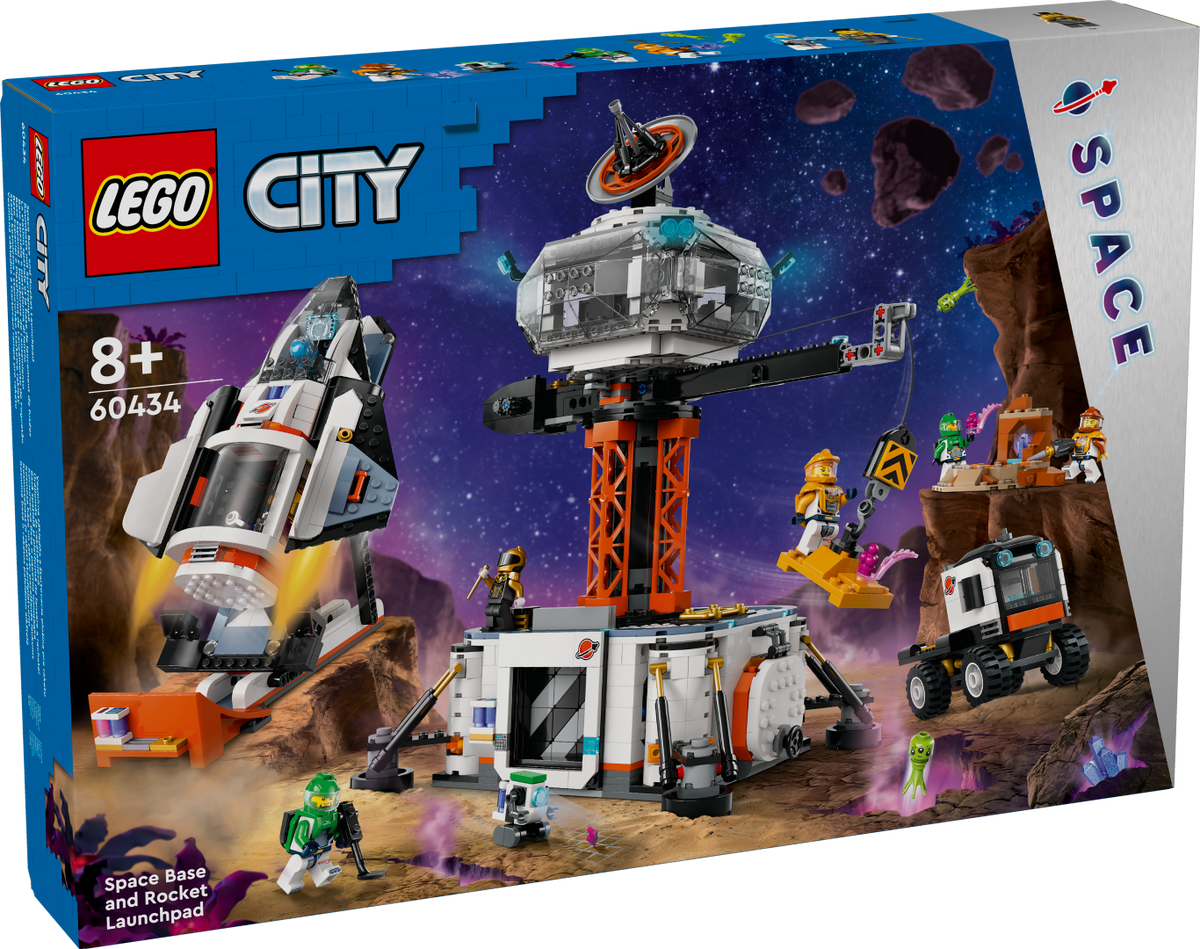 Base Espacial Y Plataforma De Lanzamiento De Cohetes De Lego City