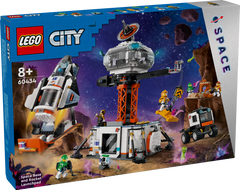 Base Espacial Y Plataforma De Lanzamiento De Cohetes De Lego City