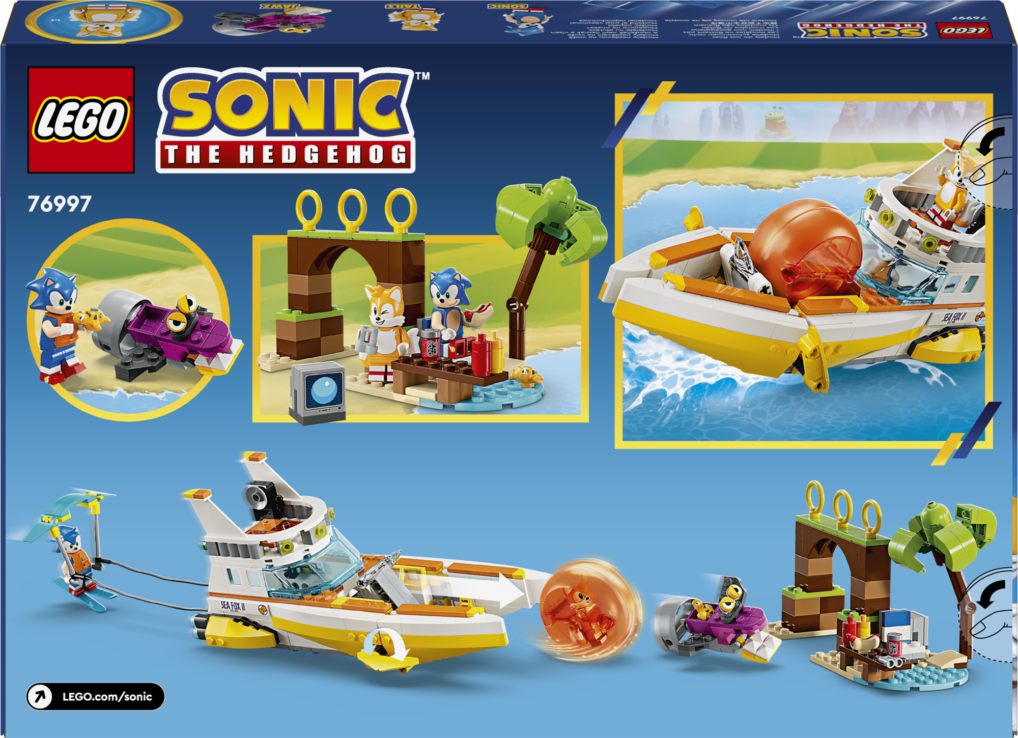 Barco De Aventuras Lego Sonic The Hedgehog Tails