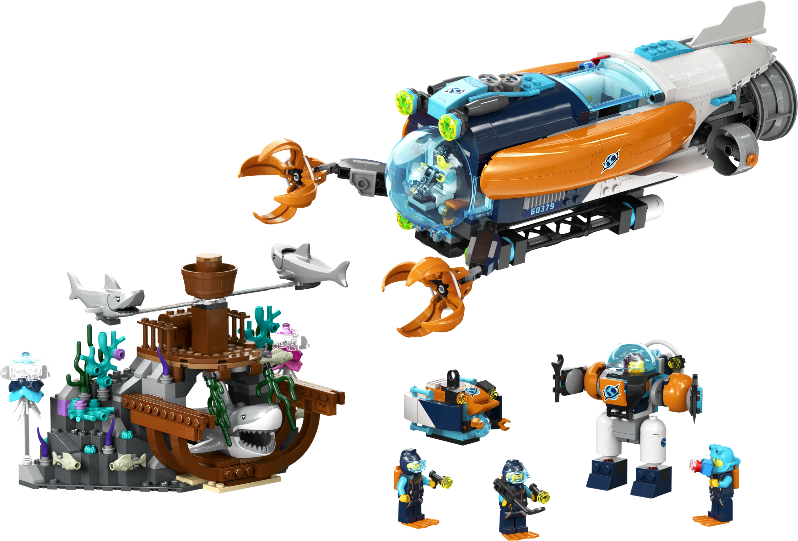 Submarino Explorador De Aguas Profundas Lego City