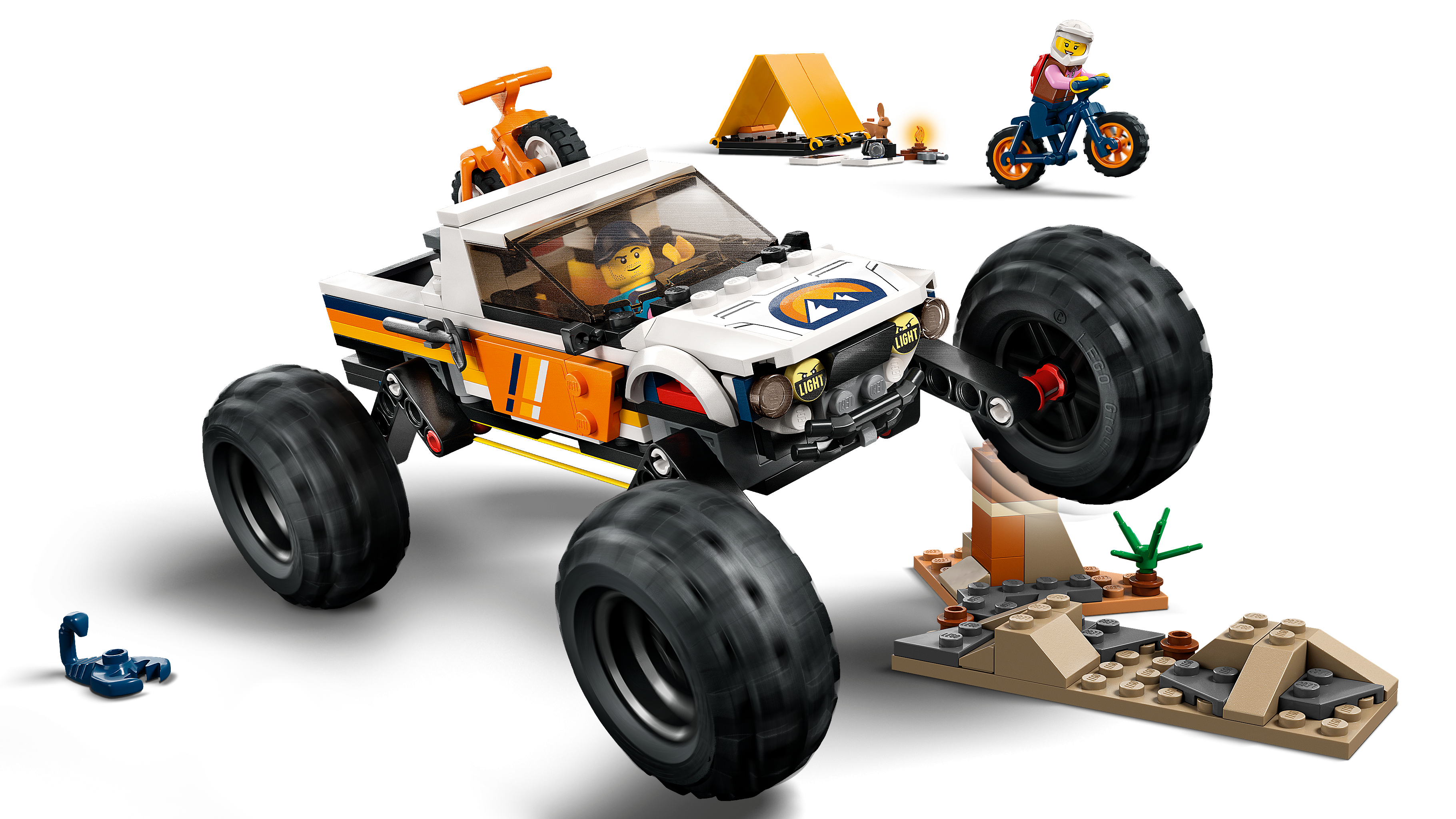 Aventuras todoterreno 4x4 en LEGO City