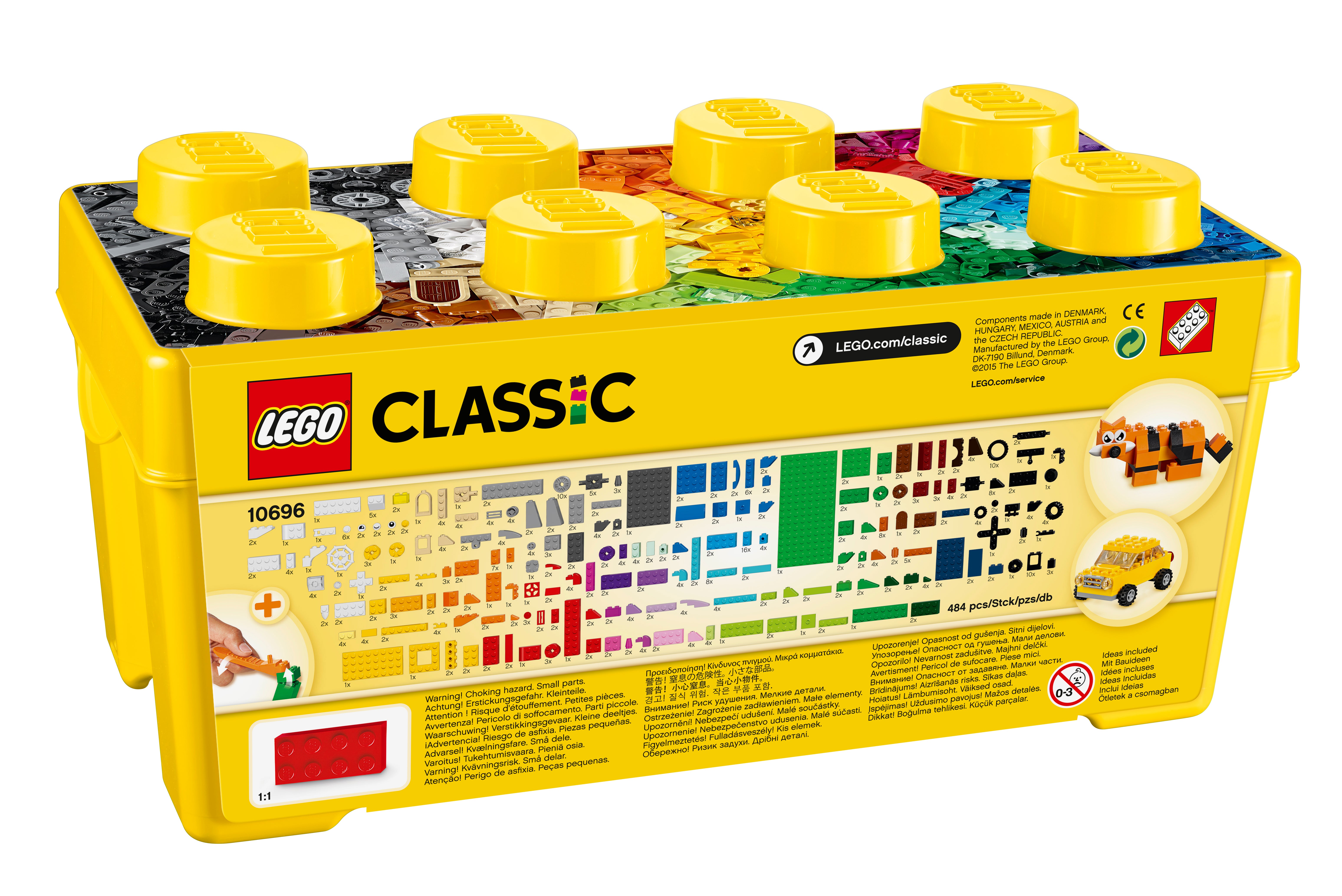 Caja De Ladrillos Creativos Medianos Lego Classic