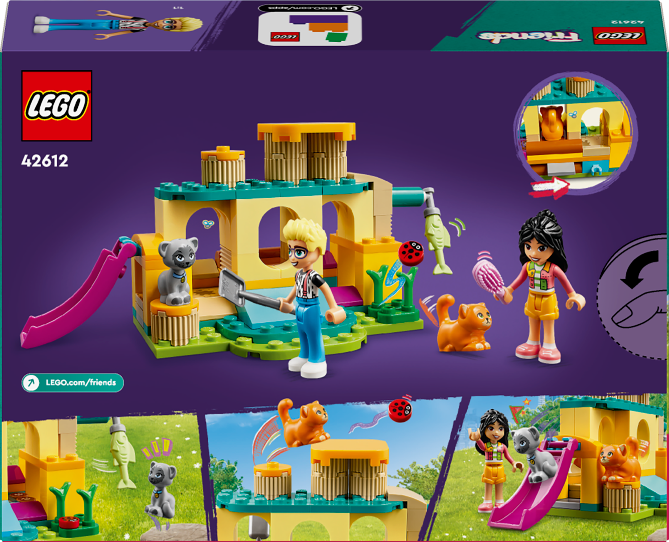 Aventura En El Patio De Juegos Para Gatos Lego Friends