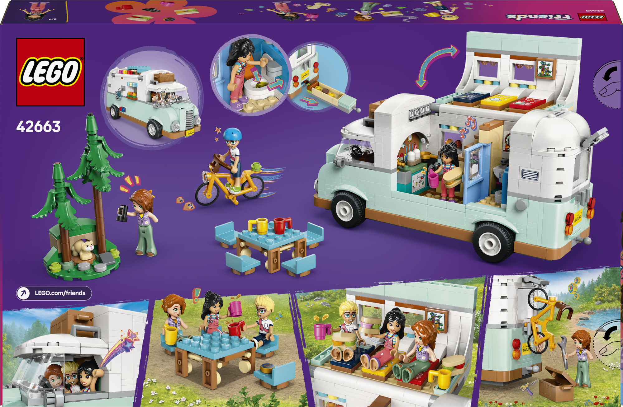 Aventura En Furgoneta Camper De La Amistad Lego Friends