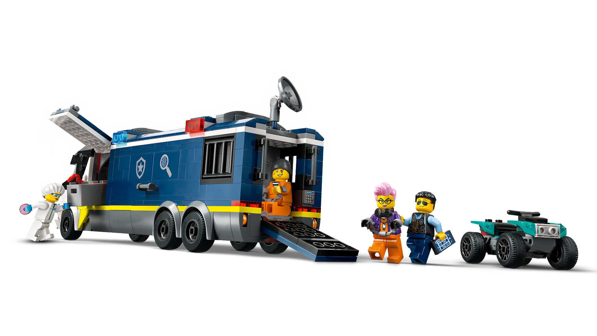 Camión Del Laboratorio Criminalístico Móvil De La Policía De Lego City