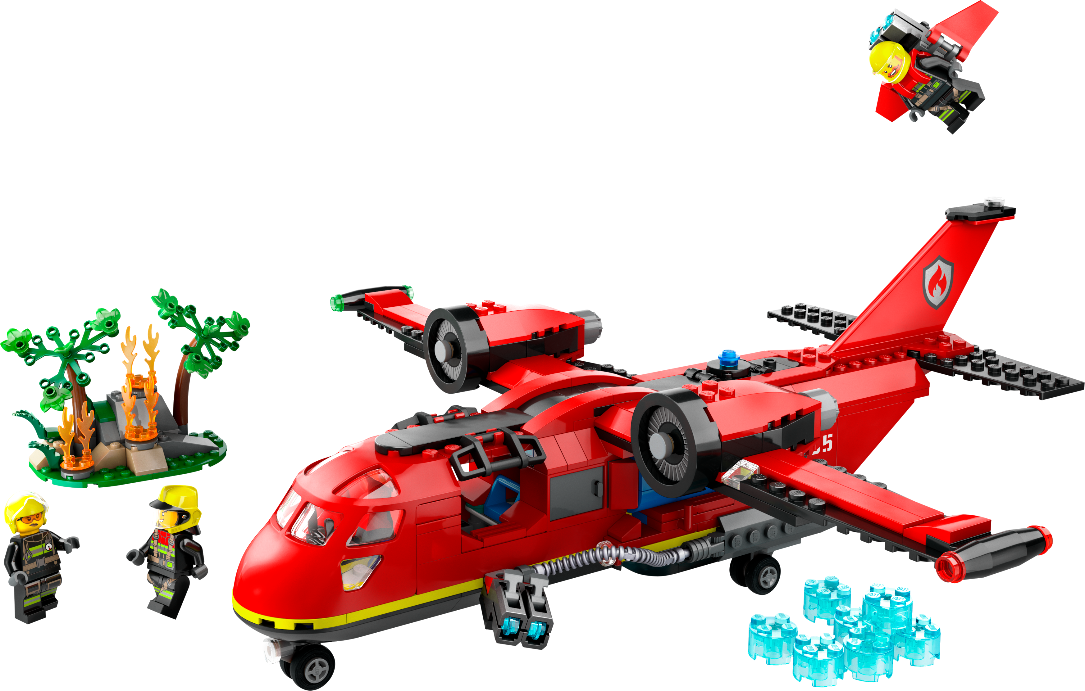Avión de rescate contra incendios de LEGO City