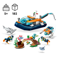 Barco De Buceo Lego City Explorer