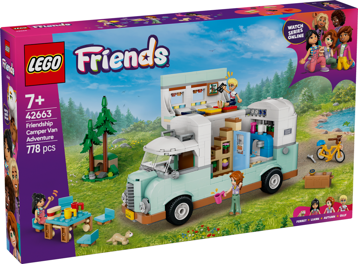 Aventura En Furgoneta Camper De La Amistad Lego Friends