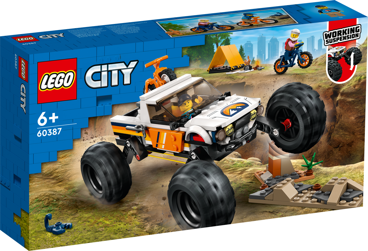 Aventuras todoterreno 4x4 en LEGO City