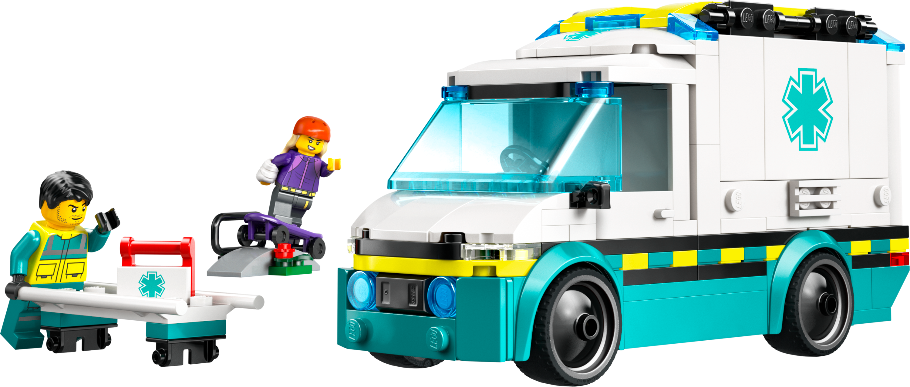 Ambulancia De Emergencia De Lego City