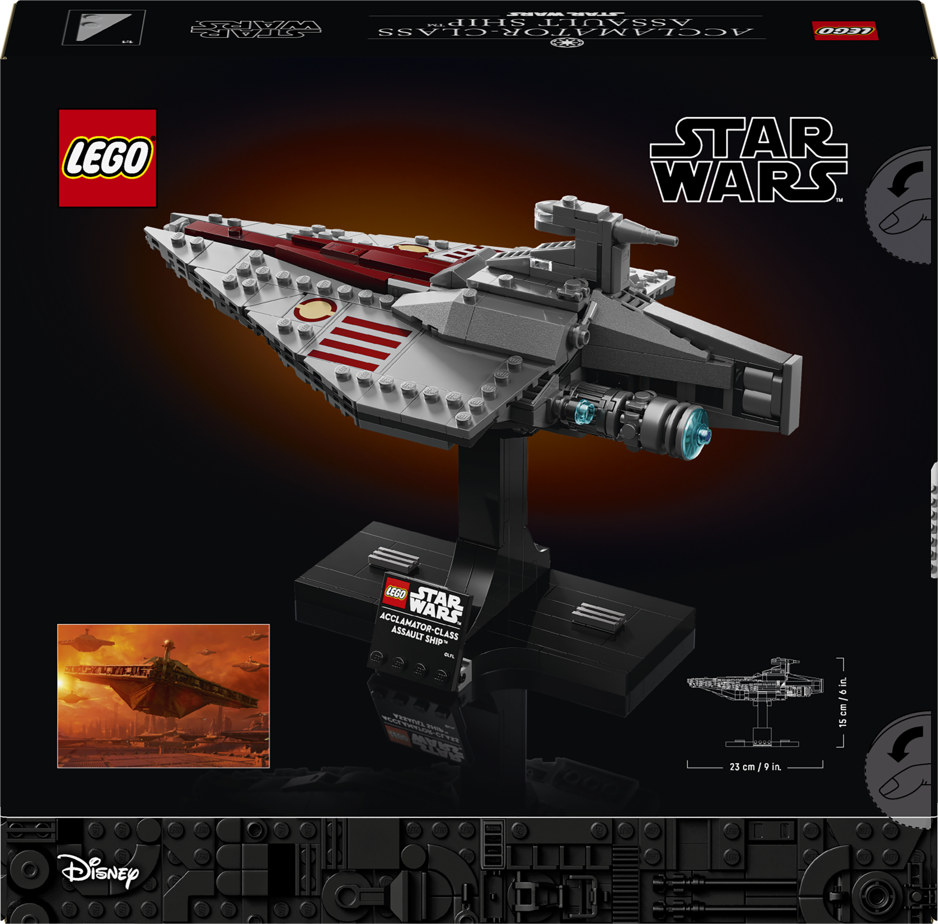 Barco De Asalto Clase Acclamator Lego Star Wars