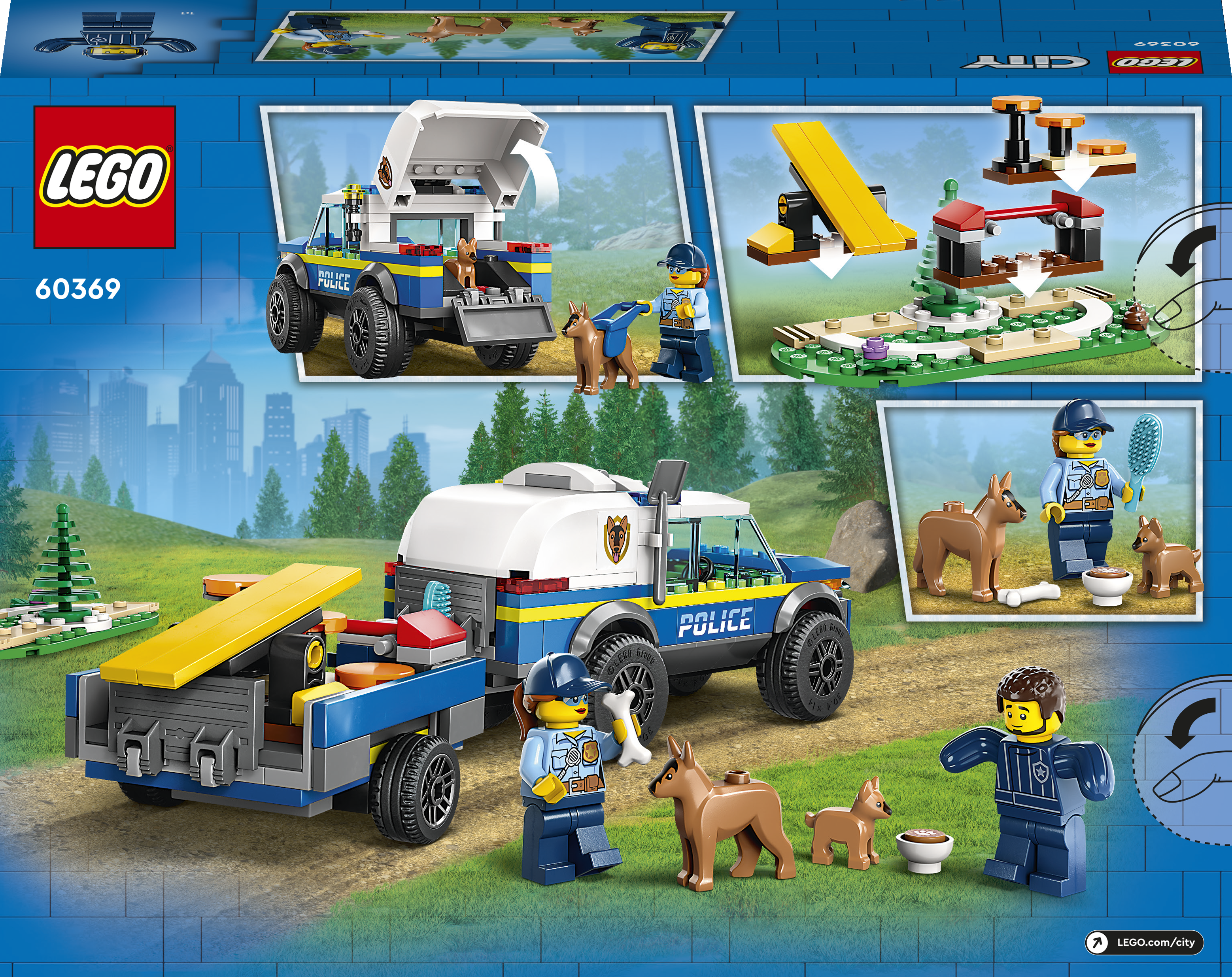 Adiestramiento De Perros Policía Móvil Lego City