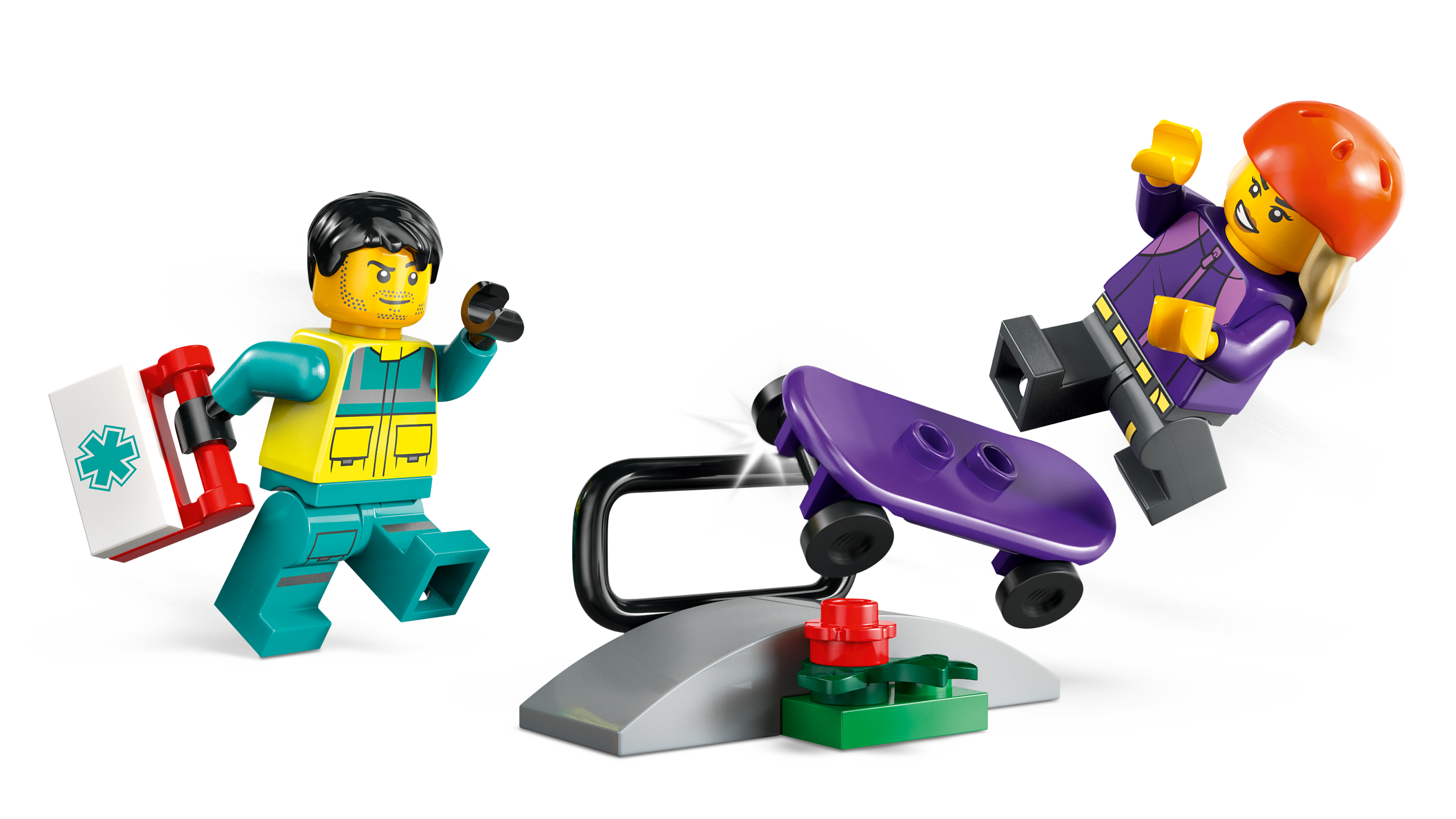 Ambulancia De Emergencia De Lego City