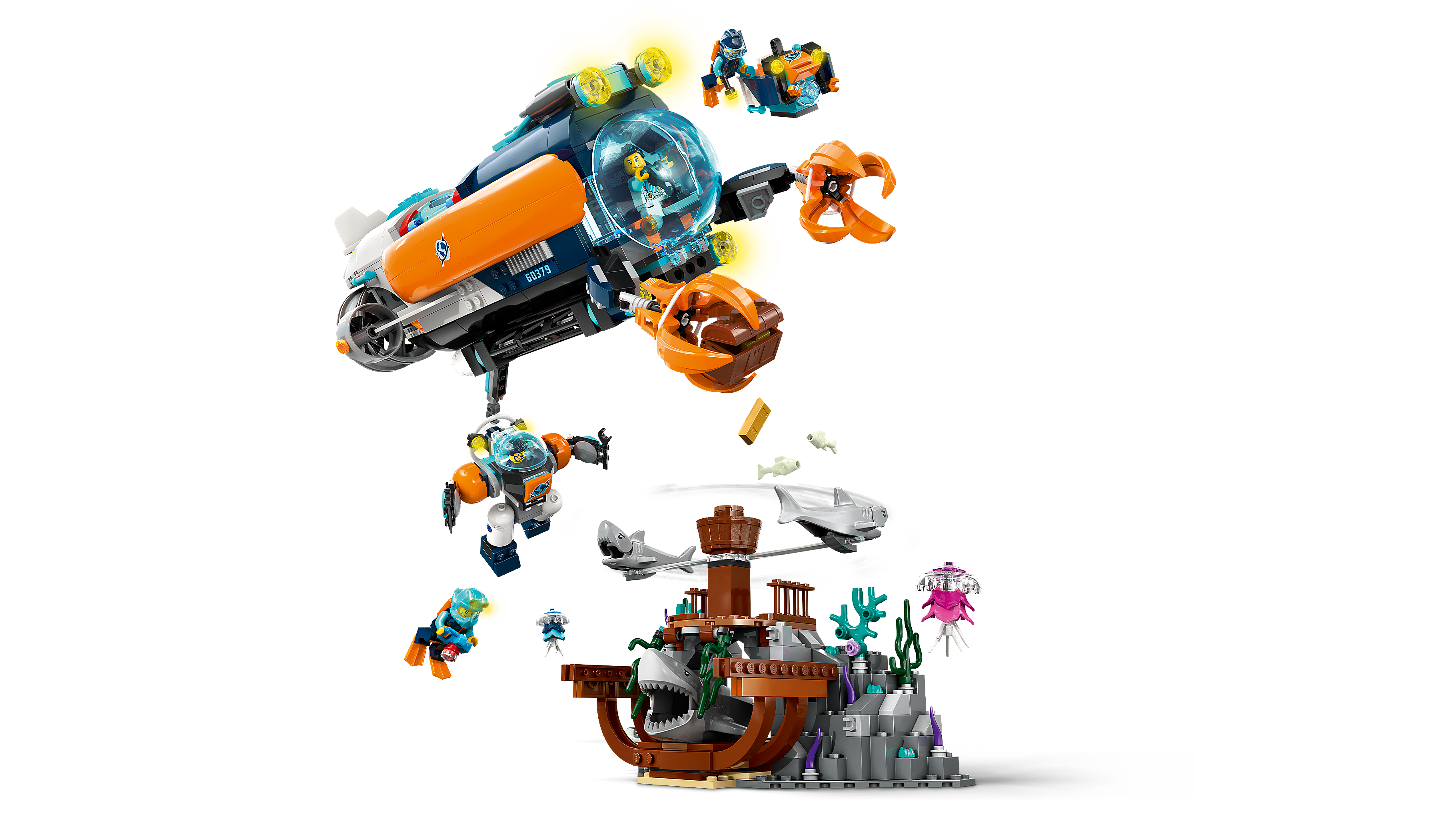 Submarino Explorador De Aguas Profundas Lego City
