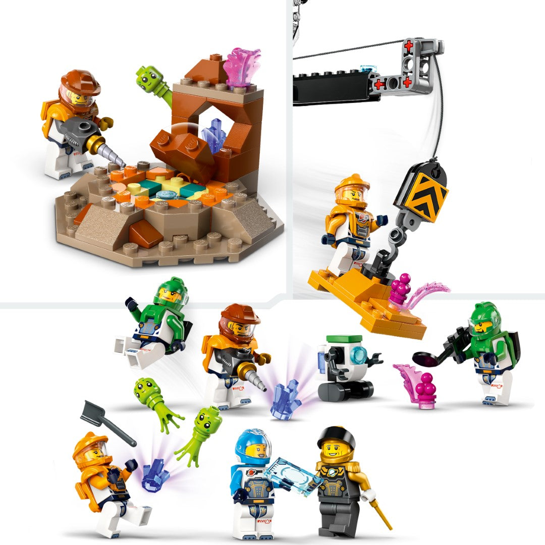 Base Espacial Y Plataforma De Lanzamiento De Cohetes De Lego City